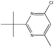 4-CHLORO-2-TERTBUTYL-6-METHYLPYRIMIDINE 구조식 이미지