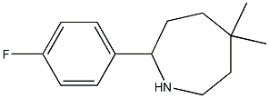 5,5-DIMETHYL-2-(4-FLUOROPHENYL)AZEPANE Structure