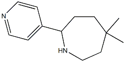 5,5-DIMETHYL-2-PYRIDIN-4-YLAZEPANE 구조식 이미지