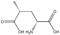 (2R,4R)-4-Methyl glutamic acid 구조식 이미지