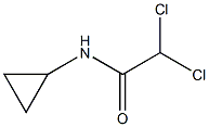 N1-cyclopropyl-2,2-dichloroacetamide 구조식 이미지