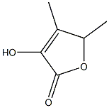 3-hydroxy-4,5-dimethyl-2,5-dihydrofuran-2-one 구조식 이미지