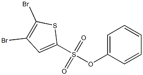 phenyl 4,5-dibromothiophene-2-sulfonate 구조식 이미지