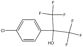 2-(4-chlorophenyl)-1,1,1,3,3,3-hexafluoropropan-2-ol Structure