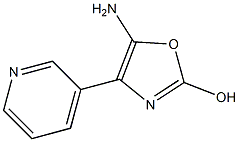 5-amino-4-(3-pyridinyl)-1,3-oxazol-2-ol 구조식 이미지