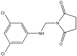 1-[(3,5-dichloroanilino)methyl]pyrrolidine-2,5-dione 구조식 이미지