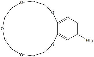 2,3,5,6,8,9,11,12-octahydro-1,4,7,10,13-benzopentaoxacyclopentadecin-15-amine 구조식 이미지