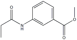 methyl 3-(propionylamino)benzoate Structure