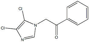 2-(4,5-dichloro-1H-imidazol-1-yl)-1-phenyl-1-ethanone 구조식 이미지