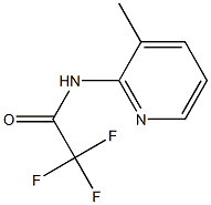 2,2,2-trifluoro-N-(3-methyl-2-pyridinyl)acetamide Structure