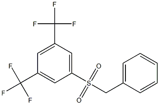 1-(benzylsulfonyl)-3,5-di(trifluoromethyl)benzene 구조식 이미지