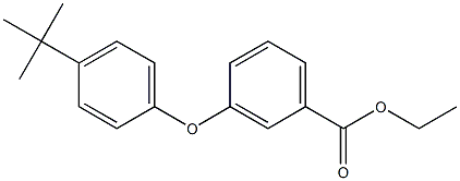 ethyl 3-[4-(tert-butyl)phenoxy]benzenecarboxylate Structure