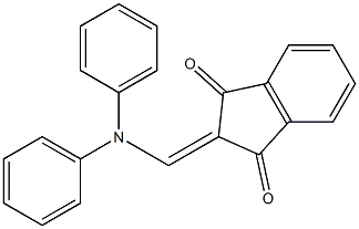 2-[(diphenylamino)methylene]-1H-indene-1,3(2H)-dione Structure