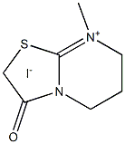 8-methyl-3-oxo-2,3,6,7-tetrahydro-5H-[1,3]thiazolo[3,2-a]pyrimidin-8-ium iodide Structure