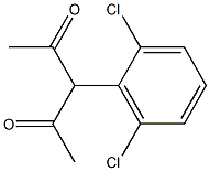 3-(2,6-Dichlorophenyl)pentane-2,4-dione 구조식 이미지