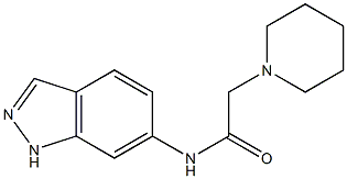 N-(1H-indazol-6-yl)-2-piperidinoacetamide Structure