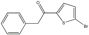 1-(5-bromo-2-thienyl)-2-phenyl-1-ethanone Structure