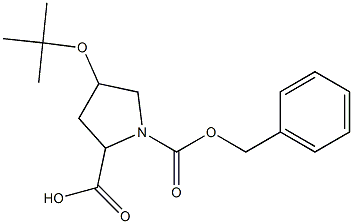 1-[(benzyloxy)carbonyl]-4-(tert-butoxy)pyrrolidine-2-carboxylic acid Structure