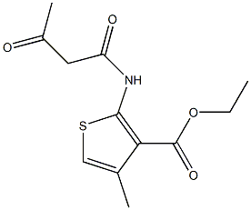 ethyl 2-(acetoacetylamino)-4-methylthiophene-3-carboxylate Structure