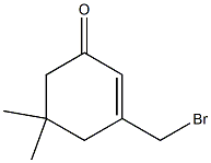 3-(bromomethyl)-5,5-dimethylcyclohex-2-en-1-one 구조식 이미지