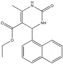 ethyl 6-methyl-4-(1-naphthyl)-2-oxo-1,2,3,4-tetrahydropyrimidine-5-carboxylate 구조식 이미지