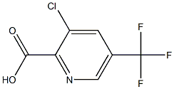 3-chloro-5-(trifluoromethyl)-2-pyridinecarboxylic acid 구조식 이미지