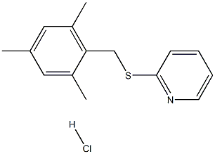 2-[(mesitylmethyl)thio]pyridine hydrochloride Structure