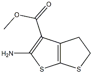 methyl 2-amino-4,5-dihydrothieno[2,3-b]thiophene-3-carboxylate 구조식 이미지