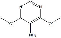 4,6-dimethoxypyrimidin-5-amine Structure