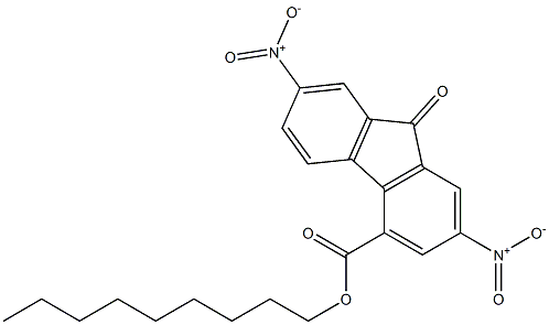 nonyl 2,7-dinitro-9-oxo-9H-fluorene-4-carboxylate Structure