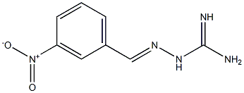 2-(3-nitrobenzylidene)hydrazine-1-carboximidamide Structure