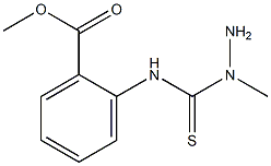 methyl 2-{[(1-methylhydrazino)carbothioyl]amino}benzoate Structure