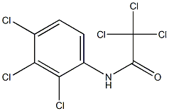 N1-(2,3,4-trichlorophenyl)-2,2,2-trichloroacetamide 구조식 이미지