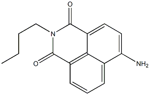 6-amino-2-butyl-2,3-dihydro-1H-benzo[de]isoquinoline-1,3-dione 구조식 이미지