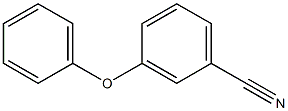 3-phenoxybenzenecarbonitrile 구조식 이미지