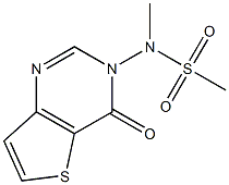 N-methyl-N-(4-oxo-3,4-dihydrothieno[3,2-d]pyrimidin-3-yl)methanesulfonamide Structure