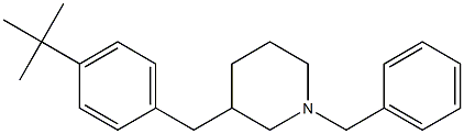 1-benzyl-3-[4-(tert-butyl)benzyl]piperidine 구조식 이미지