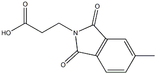 3-(5-methyl-1,3-dioxo-1,3-dihydro-2H-isoindol-2-yl)propanoic acid Structure