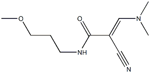 N1-(3-methoxypropyl)-2-cyano-3-(dimethylamino)acrylamide 구조식 이미지