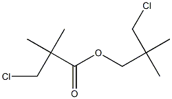 3-chloro-2,2-dimethylpropyl 3-chloro-2,2-dimethylpropanoate 구조식 이미지