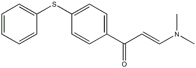 3-(dimethylamino)-1-[4-(phenylthio)phenyl]prop-2-en-1-one Structure