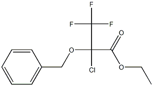 ethyl 2-(benzyloxy)-2-chloro-3,3,3-trifluoropropanoate Structure