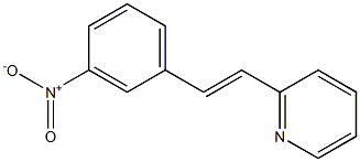 2-(3-nitrostyryl)pyridine 구조식 이미지