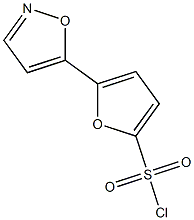 5-(5-isoxazolyl)-2-furansulfonoyl chloride Structure