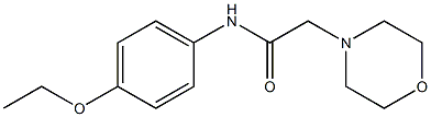 N-(4-ethoxyphenyl)-2-morpholinoacetamide Structure