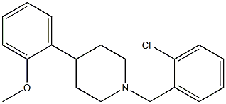 1-(2-chlorobenzyl)-4-(2-methoxyphenyl)piperidine Structure