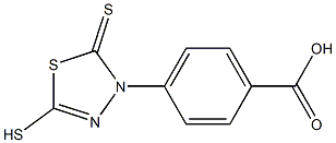 4-(5-mercapto-2-thioxo-2,3-dihydro-1,3,4-thiadiazol-3-yl)benzoic acid Structure