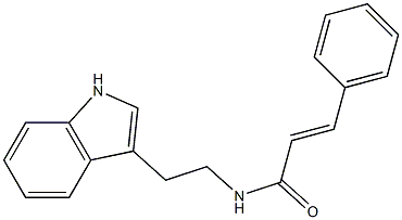 (E)-N-[2-(1H-indol-3-yl)ethyl]-3-phenyl-2-propenamide Structure