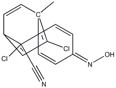 2-(2,5-dichloro-4-hydroxyiminocyclohexa-2,5-dienyliden)-2-(4-methylphenyl)acetonitrile Structure