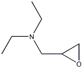 N,N-diethyl-N-(oxiran-2-ylmethyl)amine 구조식 이미지